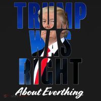 Trump Was Right About Everything Typography Portrait Tote Bag thumb 4