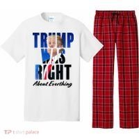 Trump Was Right About Everything Typography Portrait Pajama Set thumb 0
