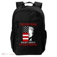 Trump Was Right About Everything USA Flag Backpack thumb 0