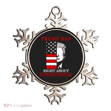 Trump Was Right About Everything USA Flag Ornament