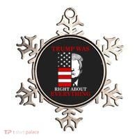 Trump Was Right About Everything USA Flag Ornament thumb 0