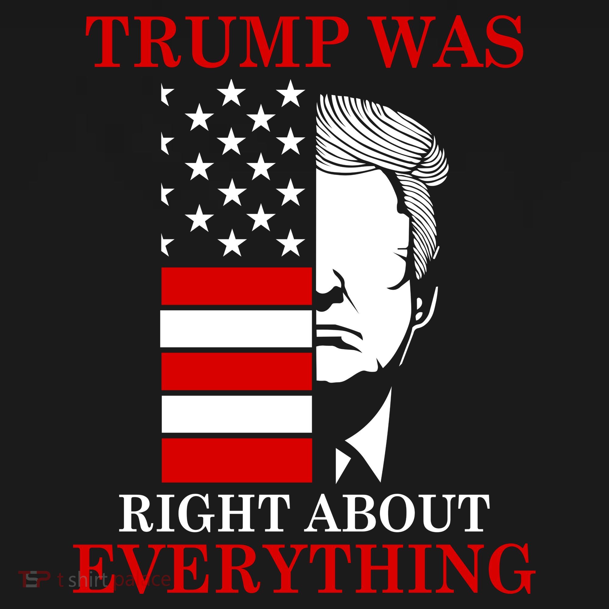 Trump Was Right About Everything USA Flag Ornament