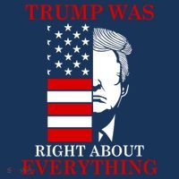 Trump Was Right About Everything USA Flag Hat thumb 2