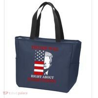 Trump Was Right About Everything USA Flag Tote Bag thumb 3