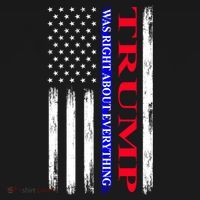 Trump Was Right About Everything American Flag Gift Backpack thumb 2