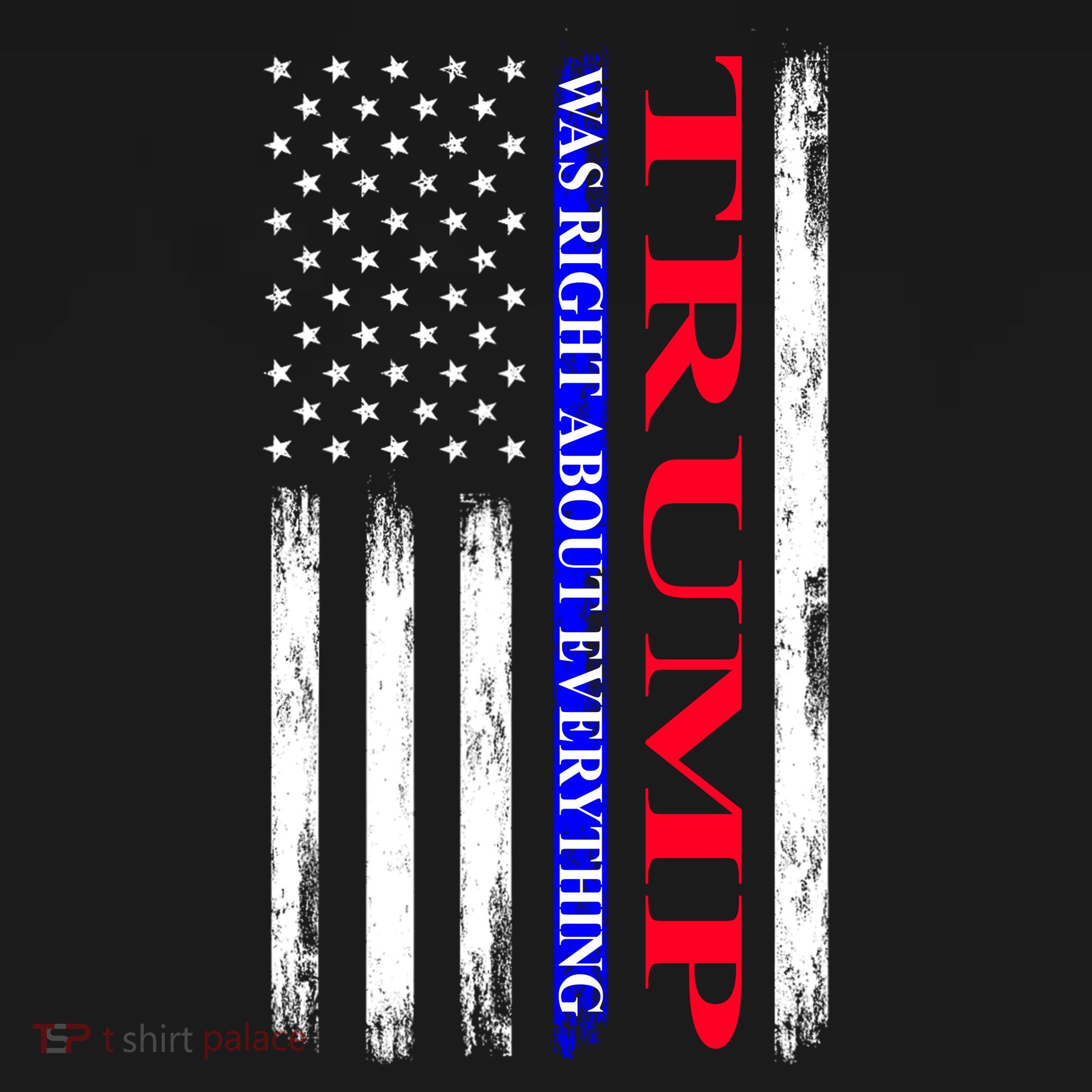 Trump Was Right About Everything American Flag Gift Backpack
