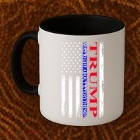 Trump Was Right About Everything American Flag Gift Coffee Mug thumb 2
