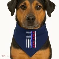 Trump Was Right About Everything American Flag Gift USA-Made Doggie Bandana thumb 1