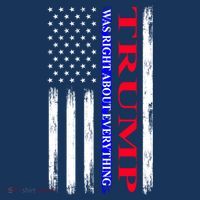 Trump Was Right About Everything American Flag Gift Women's Tank Top thumb 5