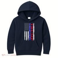Trump Was Right About Everything American Flag Gift Kids Hoodie thumb 0