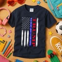 Trump Was Right About Everything American Flag Gift Kids T-Shirt thumb 3