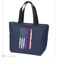 Trump Was Right About Everything American Flag Gift Tote Bag thumb 3