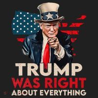 Trump Was Right About Everything Funny Beanie thumb 2