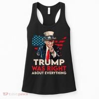 Trump Was Right About Everything Funny Women's Tank Top thumb 0