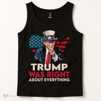 Trump Was Right About Everything Funny Tank Top thumb 2