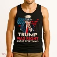 Trump Was Right About Everything Funny Tank Top thumb 3