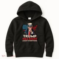 Trump Was Right About Everything Funny Kids Hoodie thumb 0