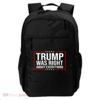 Trump Was Right About Everything Funny USA Backpack thumb 0