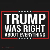 Trump Was Right About Everything Funny USA Ornament thumb 1