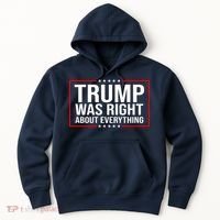 Trump Was Right About Everything Funny USA Hoodie thumb 0