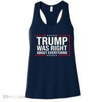 Trump Was Right About Everything Funny USA Women's Tank Top thumb 0