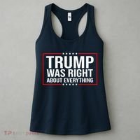 Trump Was Right About Everything Funny USA Women's Tank Top thumb 3