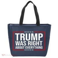 Trump Was Right About Everything Funny USA Tote Bag thumb 0