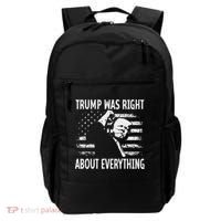 Trump Was Right About Everything American Flag 45 47 Backpack thumb 0