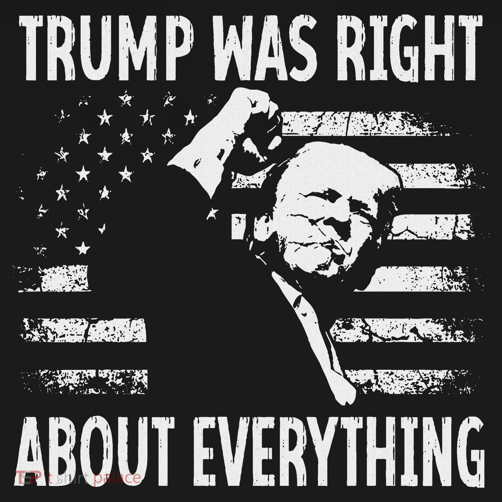 Trump Was Right About Everything American Flag 45 47 Backpack