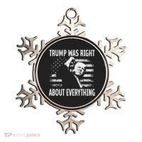 Trump Was Right About Everything American Flag 45 47 Ornament thumb 0