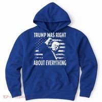 Trump Was Right About Everything American Flag 45 47 Hoodie thumb 0