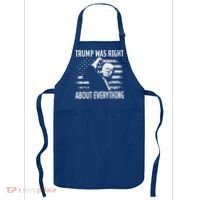 Trump Was Right About Everything American Flag 45 47 Apron thumb 0