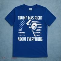Trump Was Right About Everything American Flag 45 47 T-Shirt thumb 5