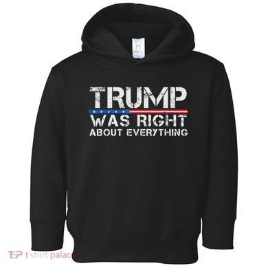 trump was right about everything Gift Toddler Hoodie