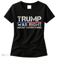 trump was right about everything Gift Women's T-Shirt thumb 0