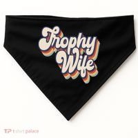 Trophy Wife Retro Style USA-Made Doggie Bandana thumb 0