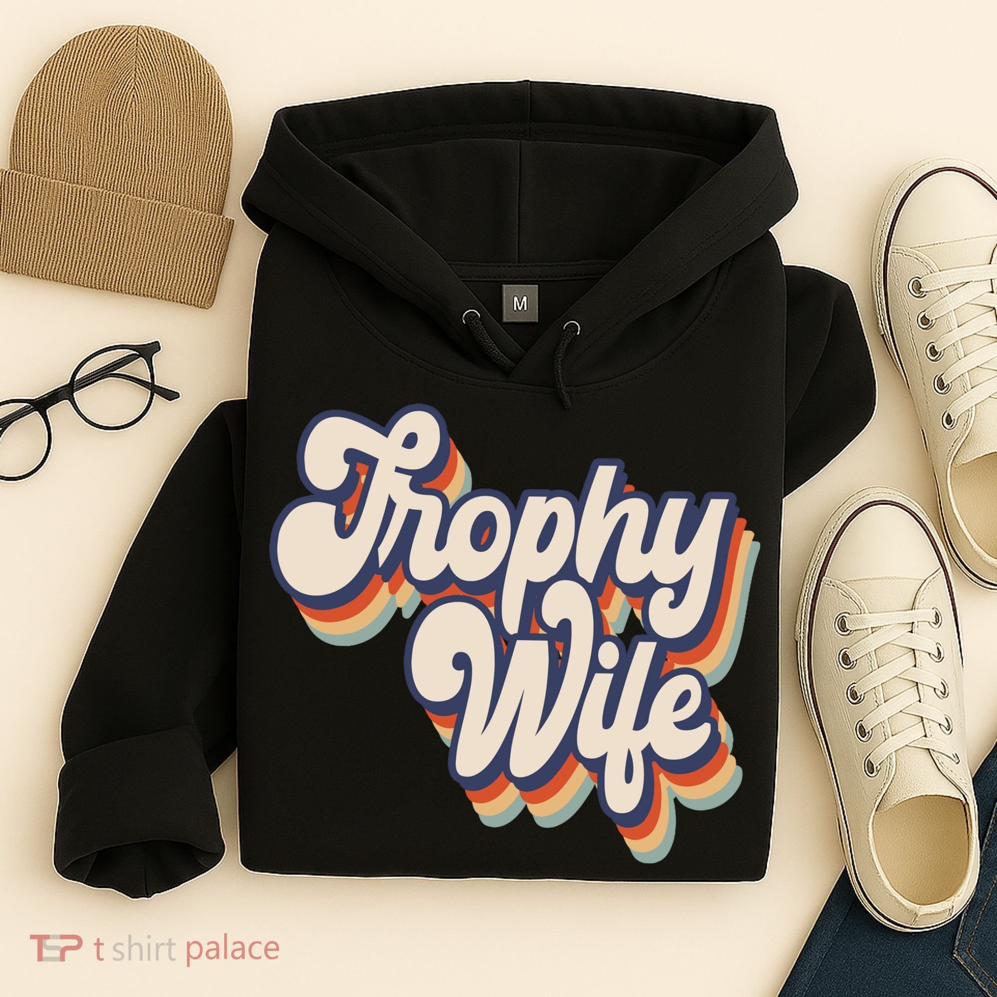 Trophy Wife Retro Style Hoodie