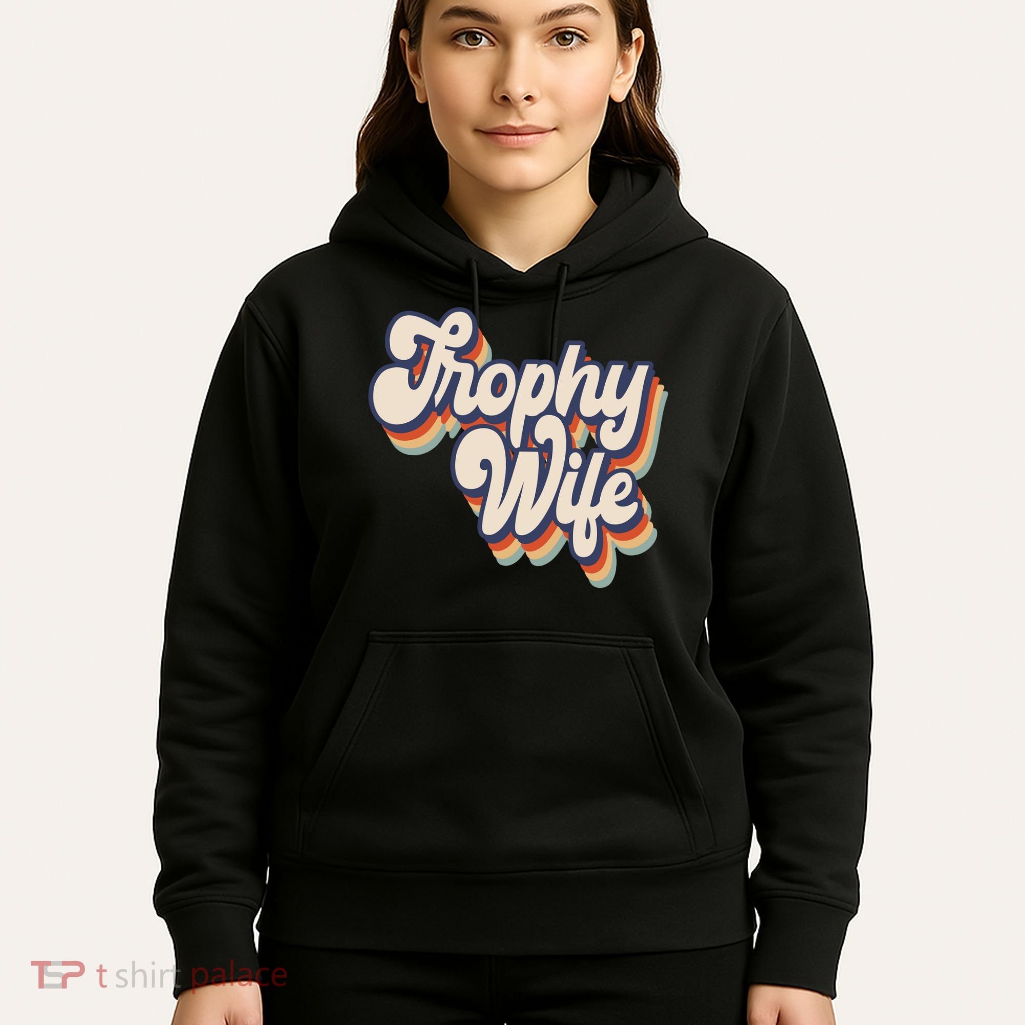 Trophy Wife Retro Style Hoodie