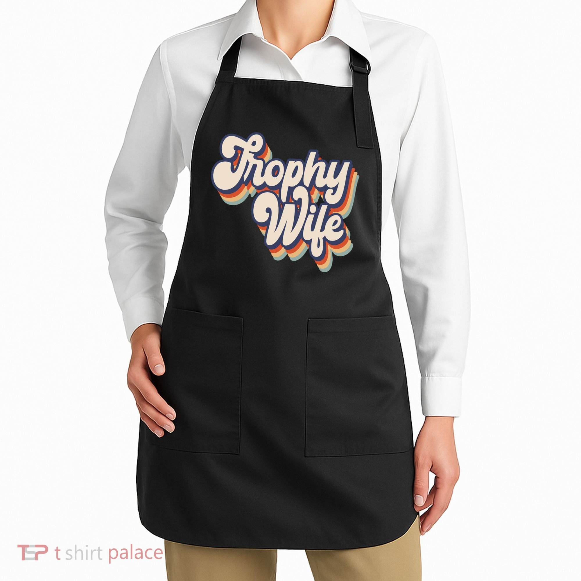 Trophy Wife Retro Style Apron