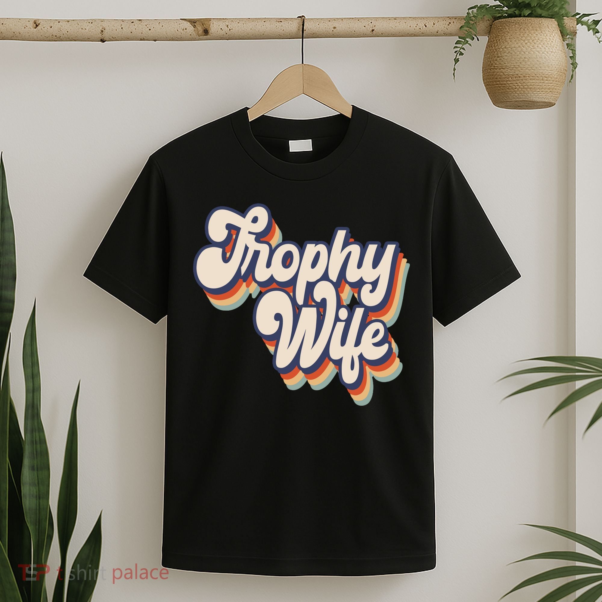 Trophy Wife Retro Style T-Shirt