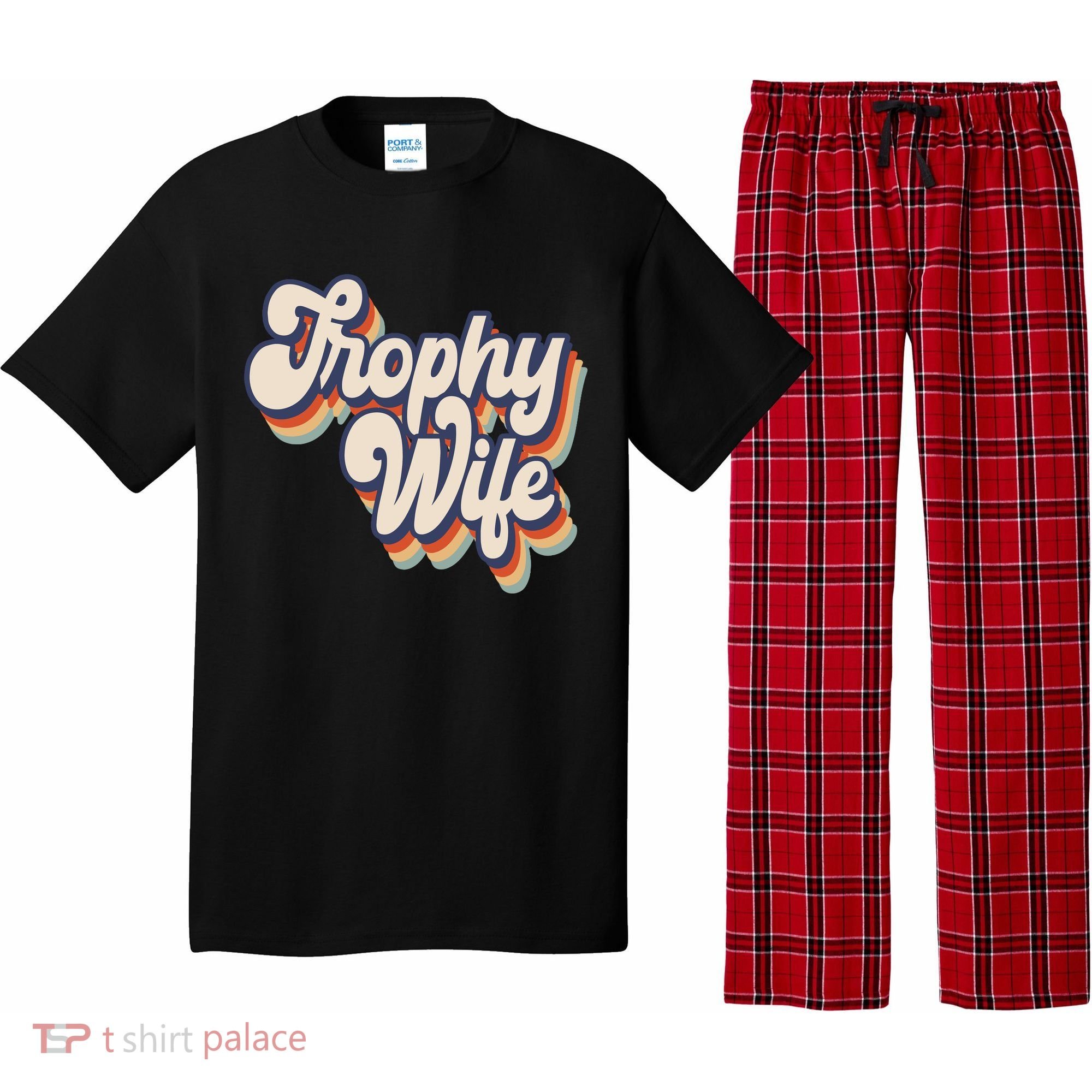 Trophy Wife Retro Style Pajama Set
