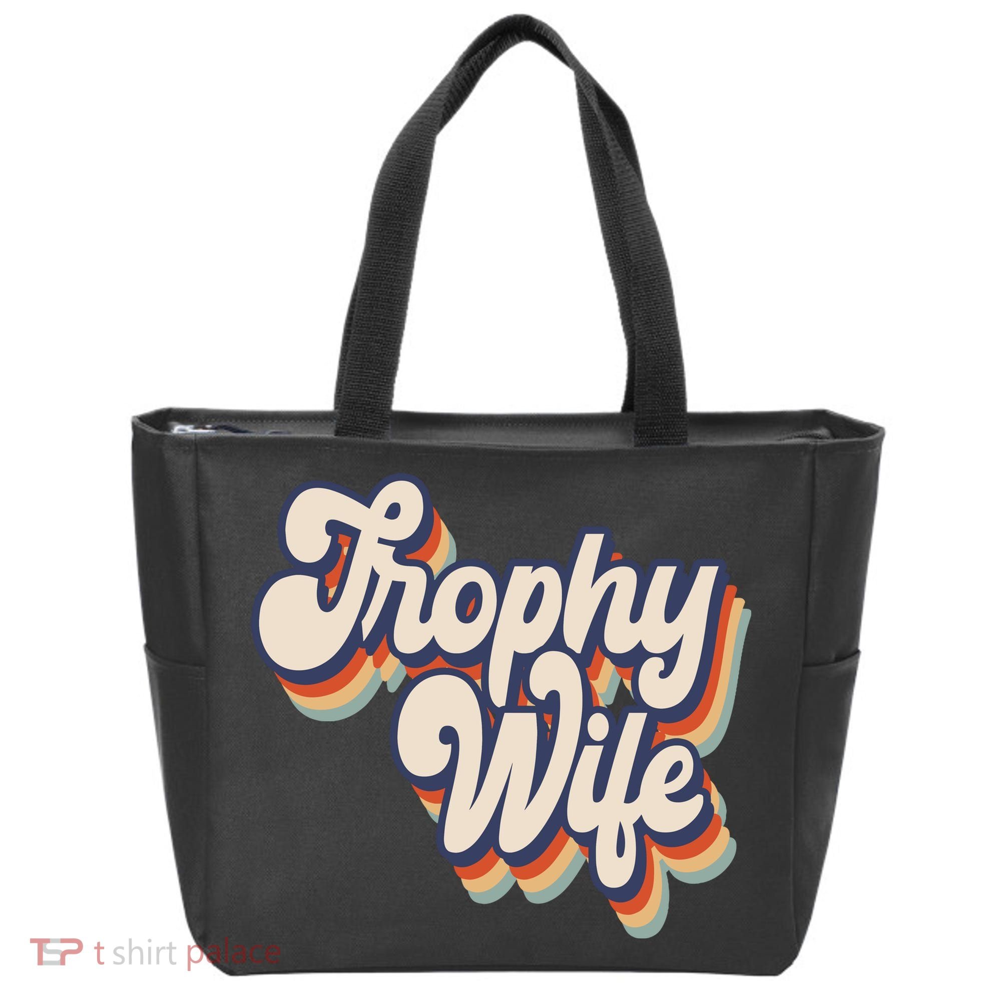 Trophy Wife Retro Style Tote Bag