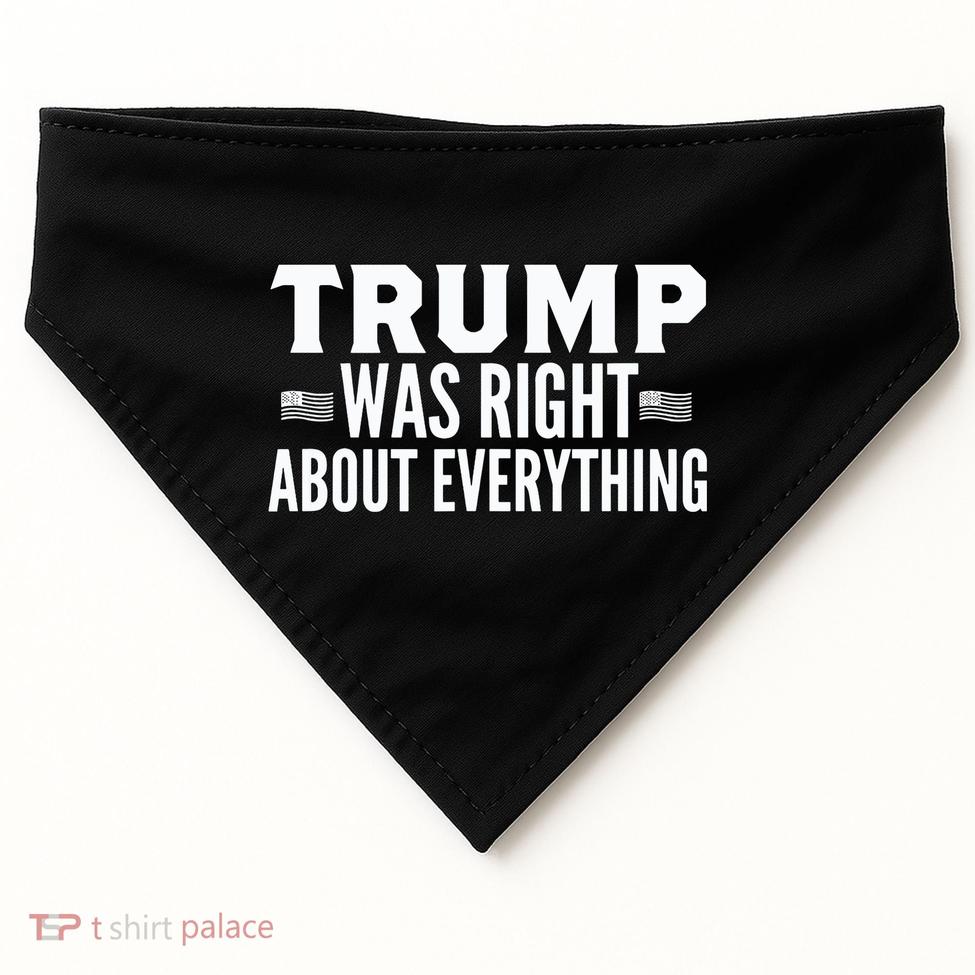 Trump Was Right About Everything Rally USA-Made Doggie Bandana
