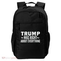 Trump Was Right About Everything Rally Backpack thumb 0