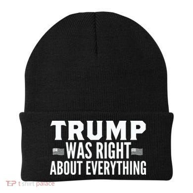 Trump Was Right About Everything Rally Beanie