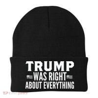Trump Was Right About Everything Rally Beanie thumb 0