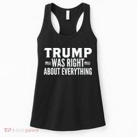 Trump Was Right About Everything Rally Women's Tank Top thumb 0