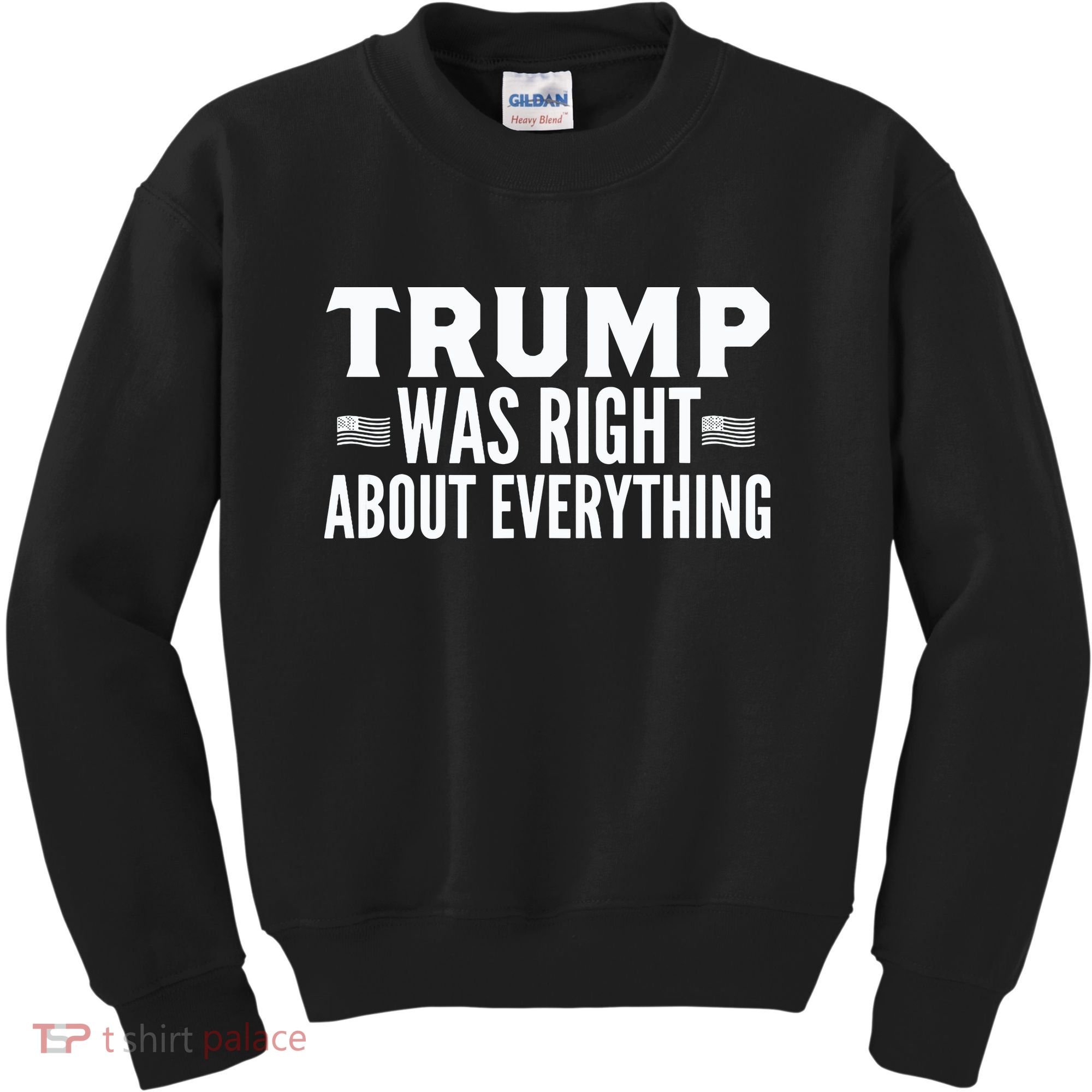Trump Was Right About Everything Rally Kids Sweatshirt