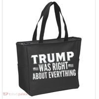 Trump Was Right About Everything Rally Tote Bag thumb 2