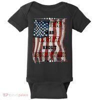 Trump Was Right About Everything USA Flag Baby Bodysuit thumb 0